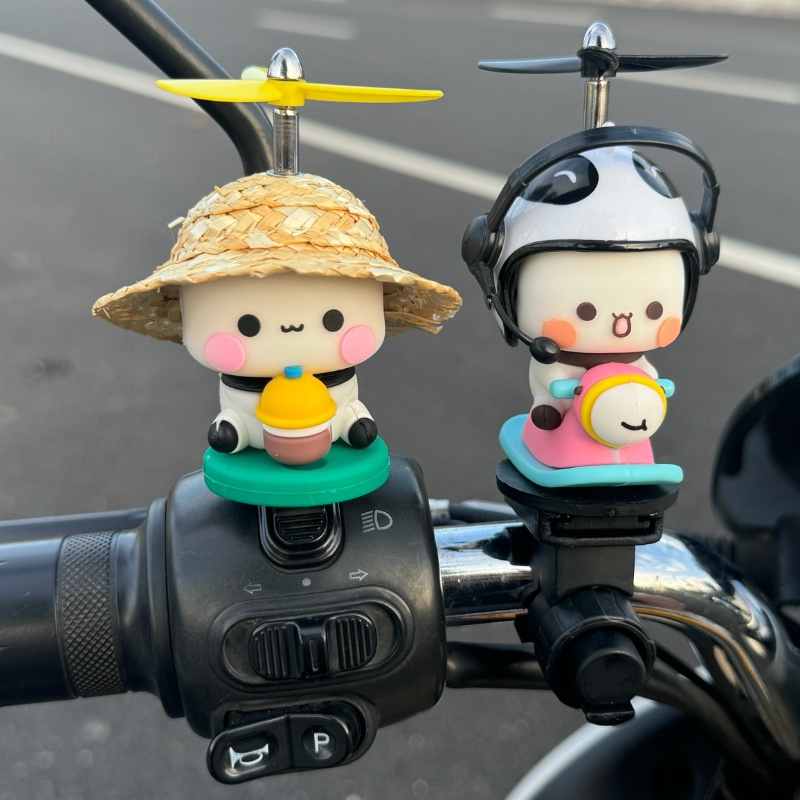 Motorcycle Gear Yellow - Bubu dan Dudu Helm Sepeda Bebek