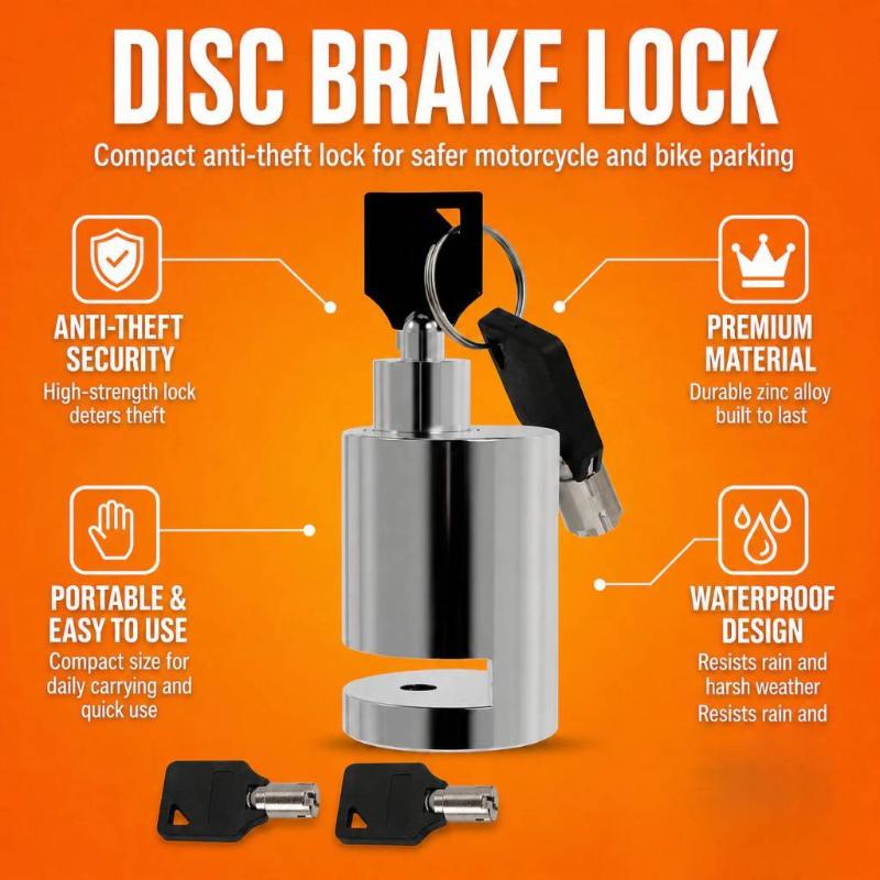 Disc Lock Brake - Kunci Rem Cakram Sepeda Motor Universal