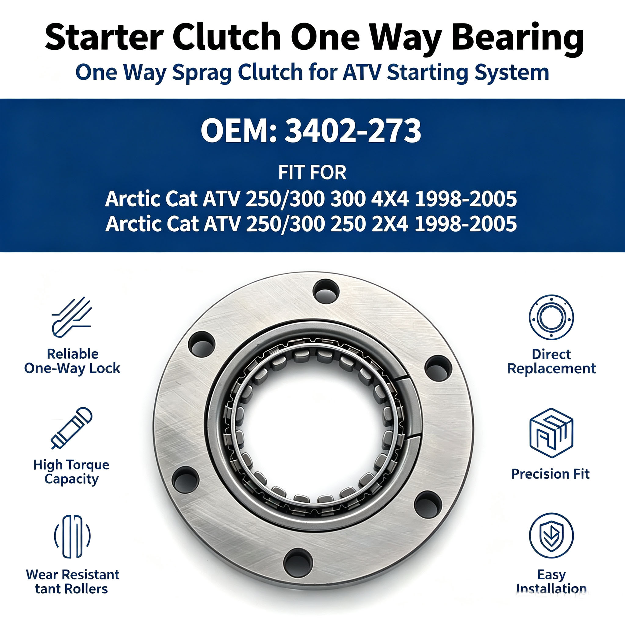 Motorcycle Gear Jammer - Motor Starter Motor Kopling Satu Arah