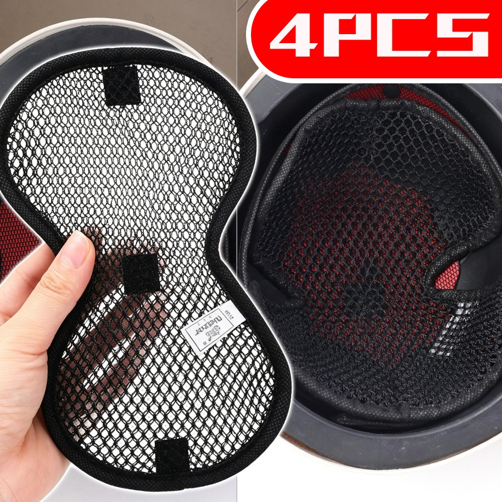 Motorcycle Gear Hanger - Bantalan Helm Jaring 3D, Alas Dalam