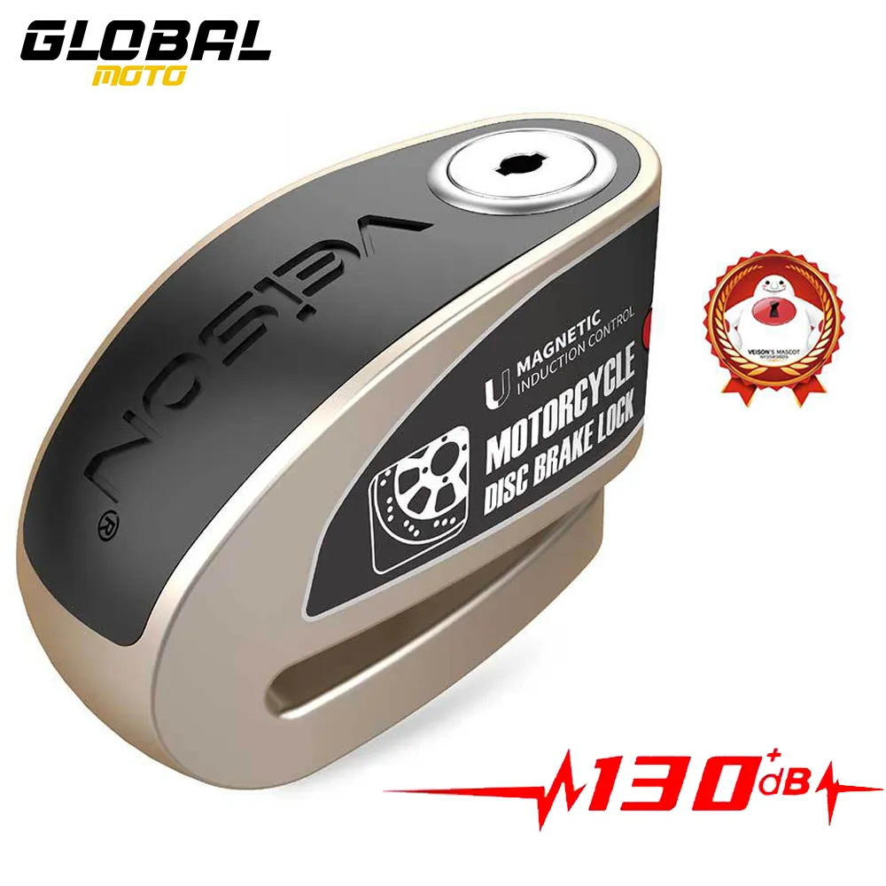 Disc Lock Brake - Kunci Alarm sepeda motor tahan air,