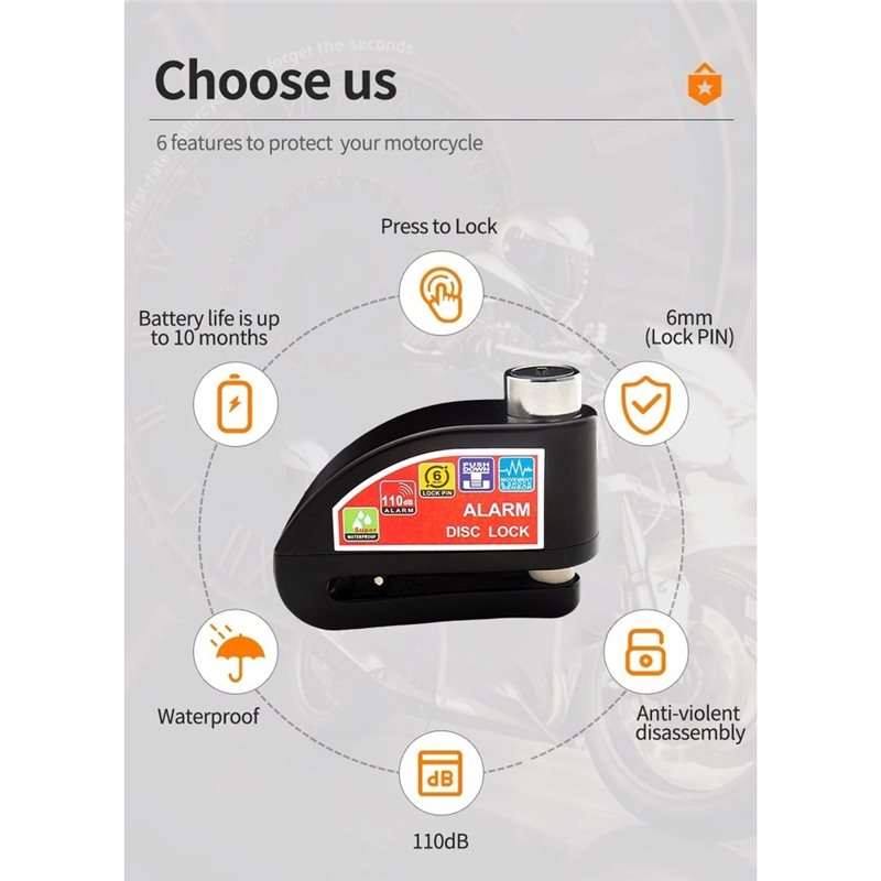 A98M Kunci Rem Cakram Roda Sku - Disc Lock Brake ulasan dan harga