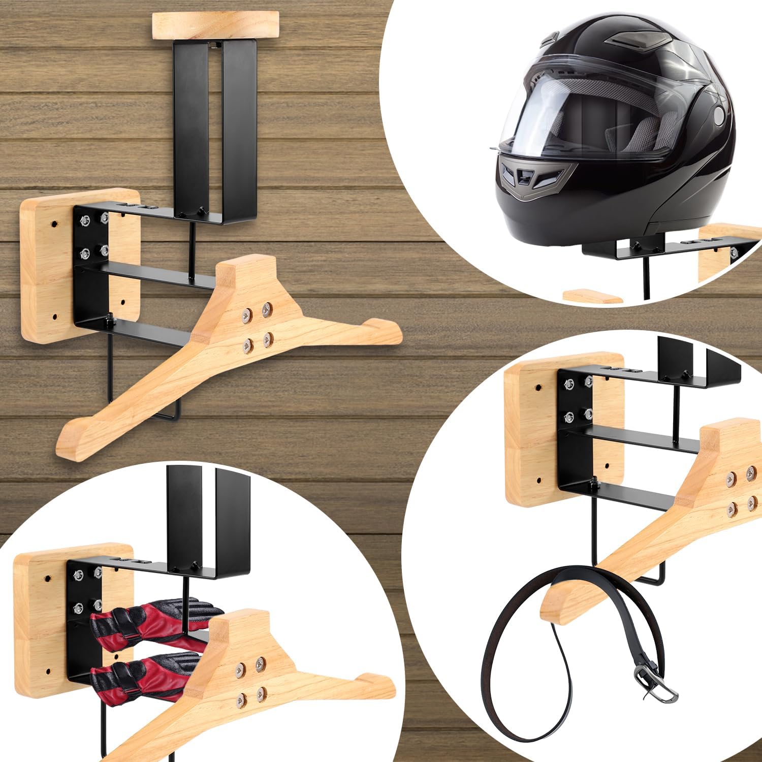 Rak Penyimpanan Helm Sepeda Mo - Motorcycle Gear Hanger ulasan dan harga