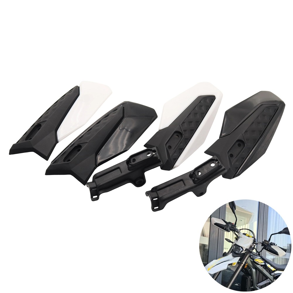 Pelindung Tangan & Kaca Depan  - Motorcycle Gear White ulasan dan harga