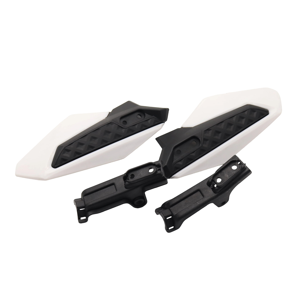 Pelindung Tangan & Kaca Depan  - Motorcycle Gear White ulasan dan harga