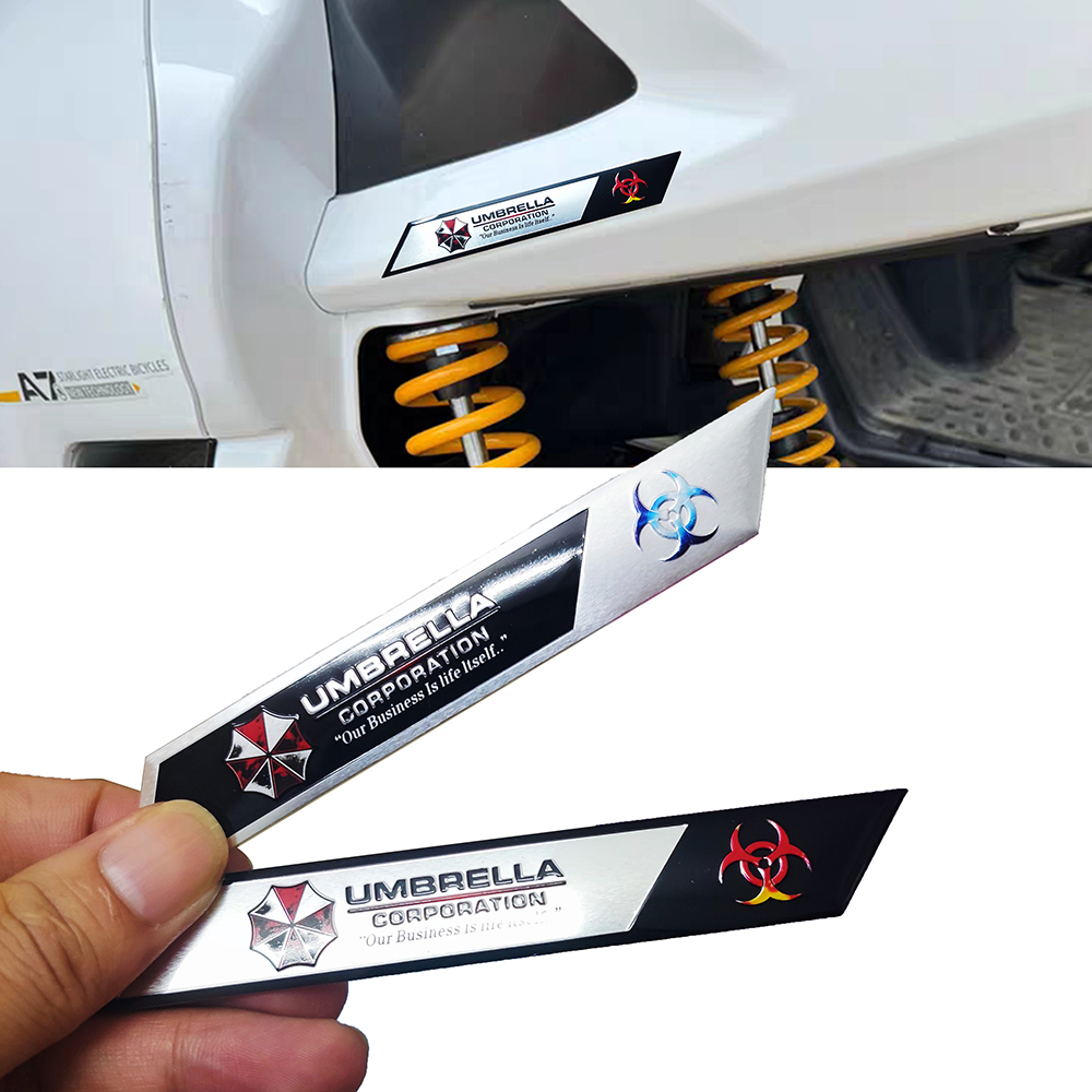 Stiker Mobil Logam 3D Payung,  - Motorcycle Gear Hub ulasan dan harga