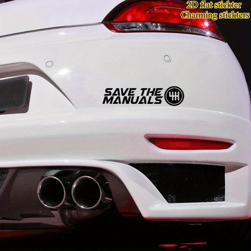 1 Buah Stiker Vinyl Save The M - Motorcycle Gear White ulasan dan harga