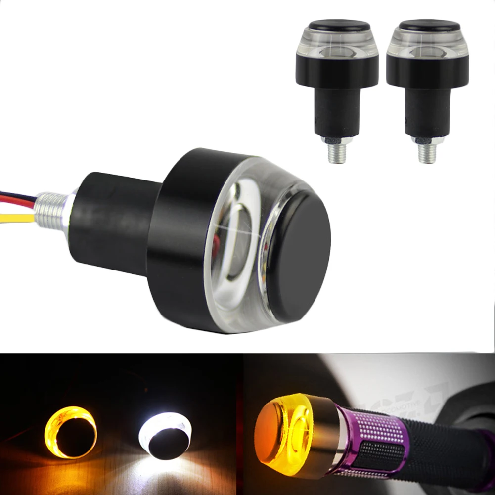 2 Buah Lampu Sein LED Motor 12 - Motorcycle Gear Yellow ulasan dan harga