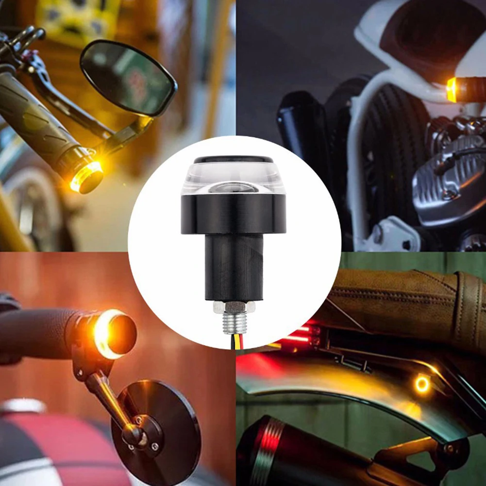 2 Buah Lampu Sein LED Motor 12 - Motorcycle Gear Yellow ulasan dan harga