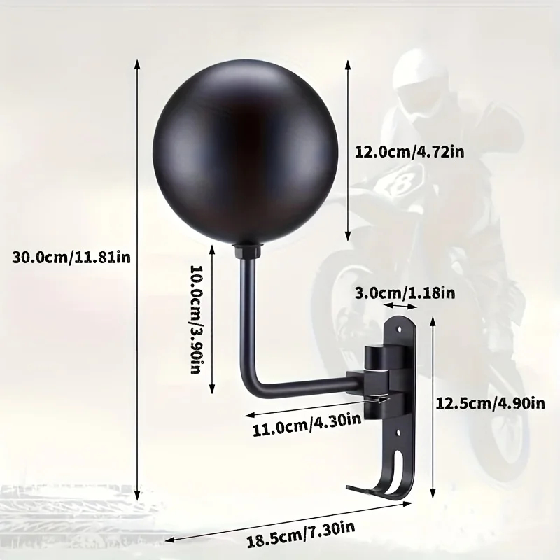 180 °   Penyangga Helm Motor P - Motorcycle Gear Hanger ulasan dan harga
