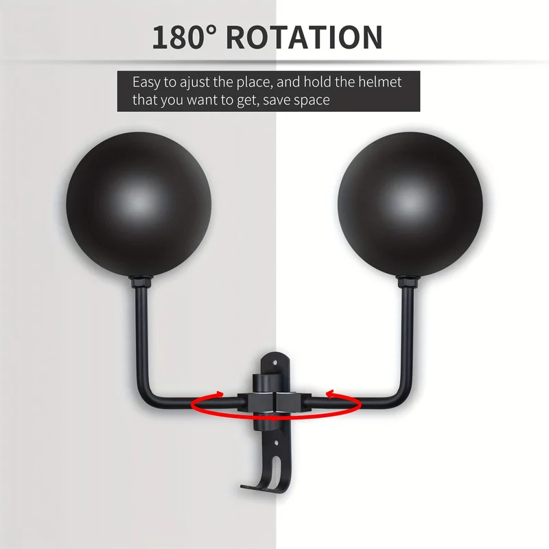 180 °   Penyangga Helm Motor P - Motorcycle Gear Hanger ulasan dan harga