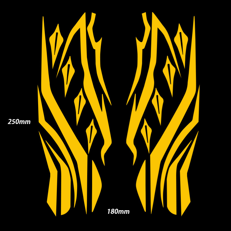 Stiker Dekoratif Motor Warna K - Motorcycle Gear Yellow ulasan dan harga