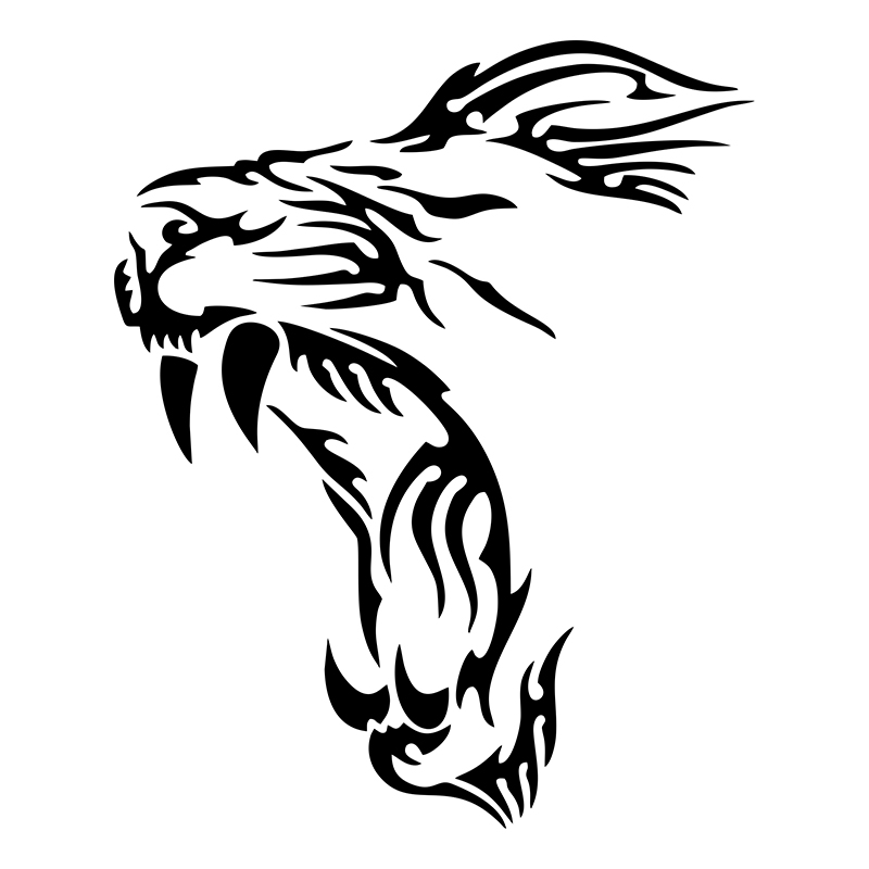 YAWN LION stiker vinil lucu un - Motorcycle Gear White ulasan dan harga