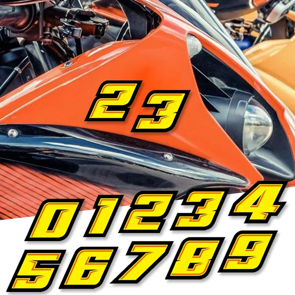 0123456789 Nomor Kuning Mobil  - Motorcycle Gear Yellow ulasan dan harga