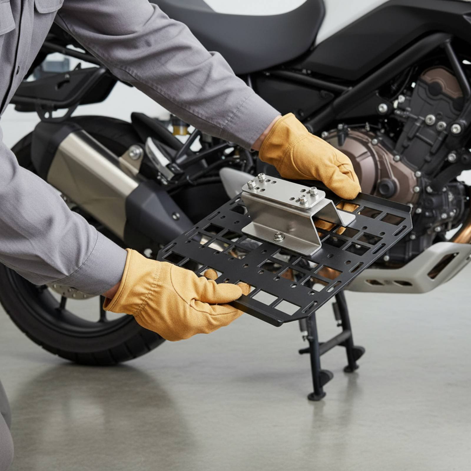 Rak Penyangga Tas Samping Moto - Motorcycle Gear Hanger ulasan dan harga