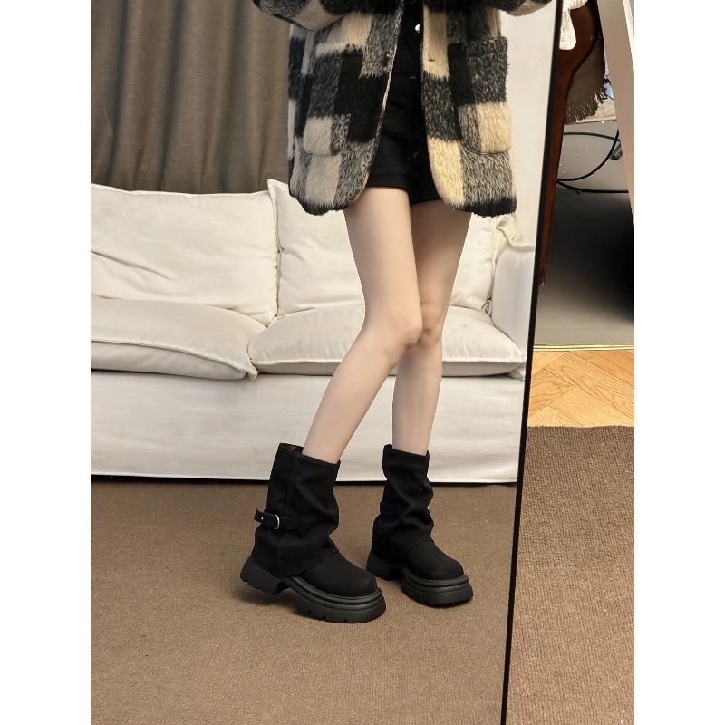 Sepatu Bot Wanita Sol Tebal Ga - Motorcycle Gear Pants ulasan dan harga