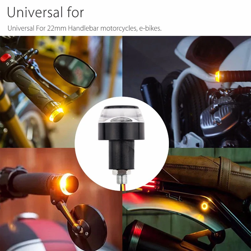 Lampu sein LED sepeda motor, 1 - Motorcycle Gear Yellow ulasan dan harga